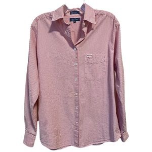 Faconnable Seersucker Shirt, Size M